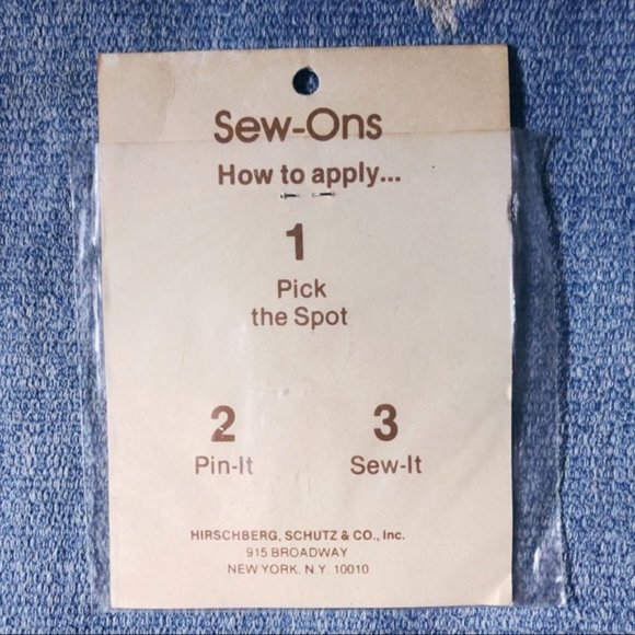 Vintage 70s/80s sun sew on patch hippie denim new - Picture 4 of 4